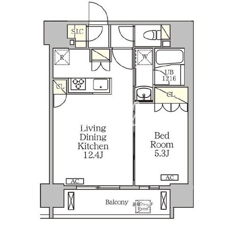 ジオエント白金台の物件間取画像